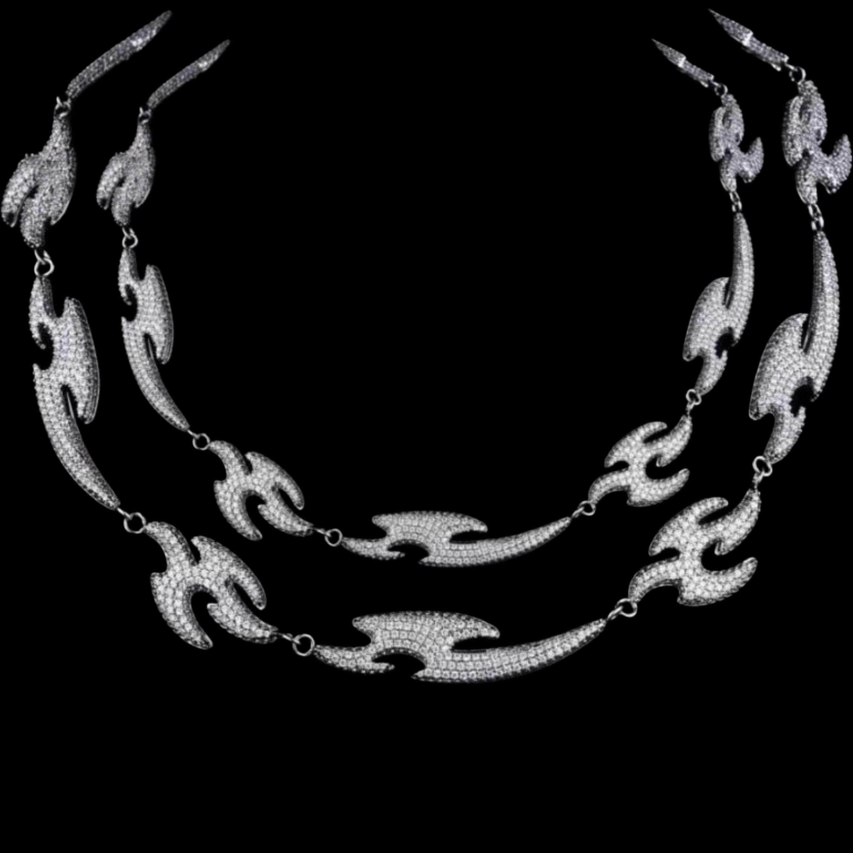 SILVER TRIBAL CHAIN
