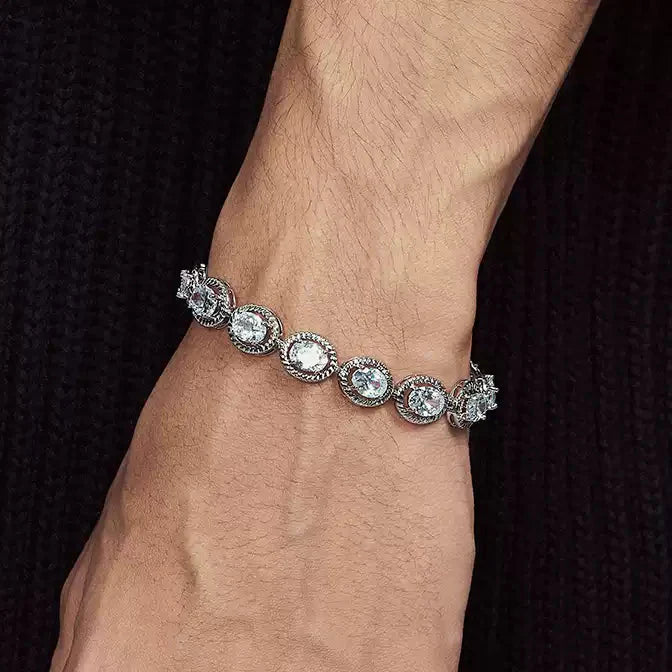 OVAL DIAMOND TENNIS BRACELET