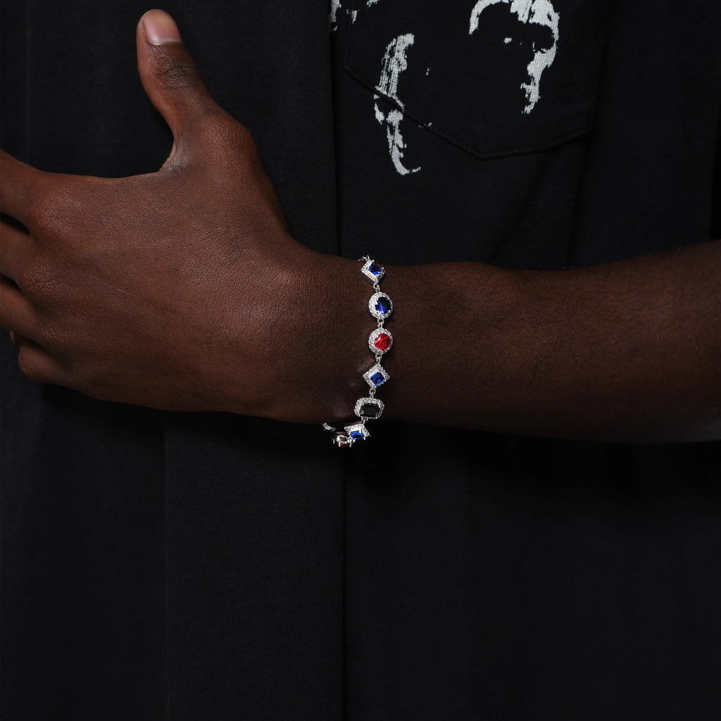 RADIANCE MULTI-COLOR ROYAL DIAMOND ADJUSTABLE BRACELET
