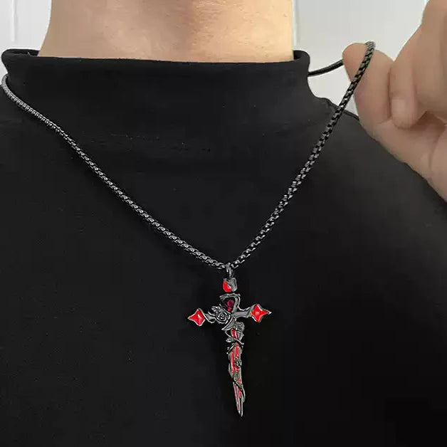 SHADOW BLOOD DIAMOND VAMPIRE CROSS