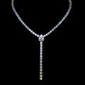 WHITE GOLD TENNIS CHAIN ROSARY