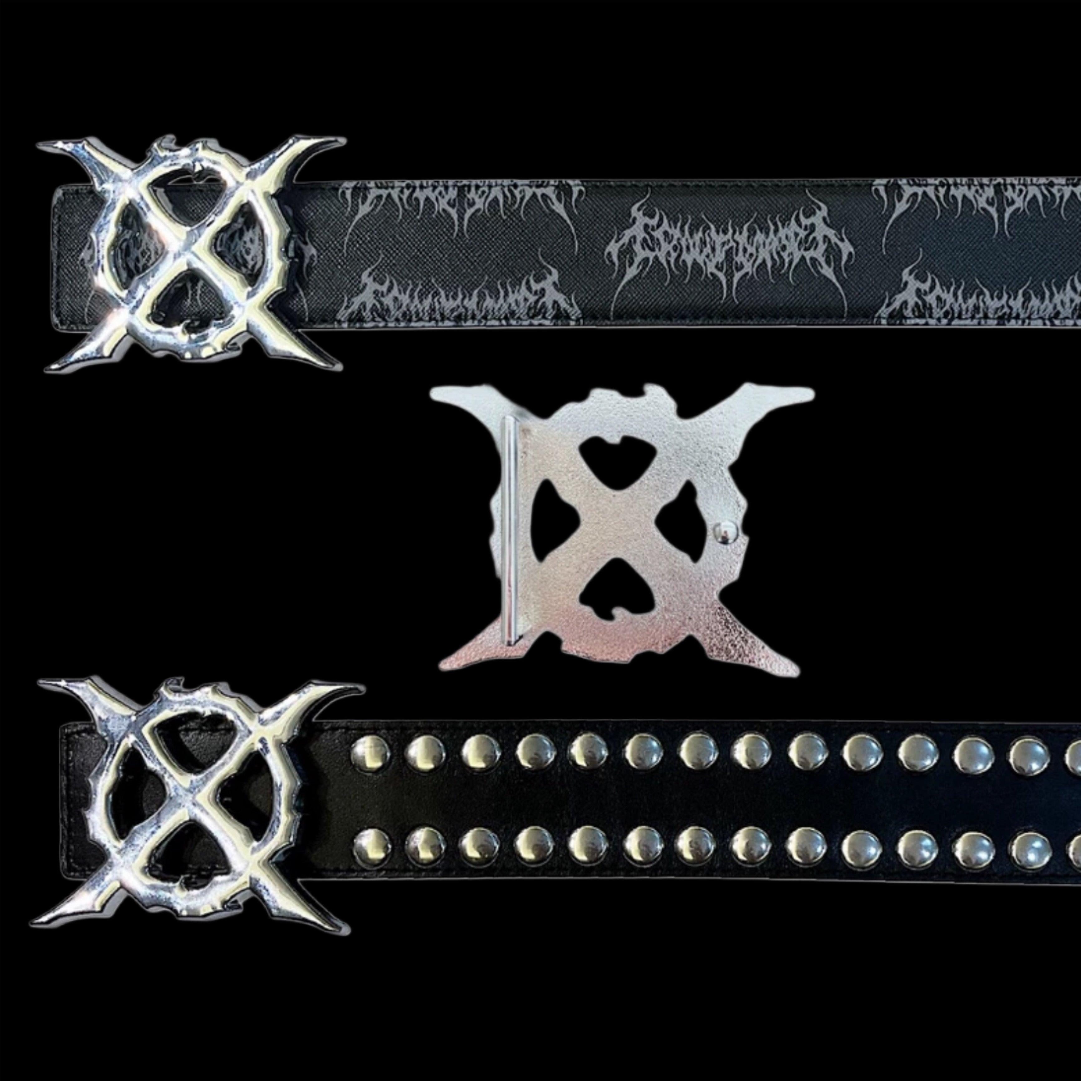 WHITE GOLD X BELT