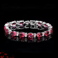 MULTICOLOR GEMSTONE TENNIS BRACELETS