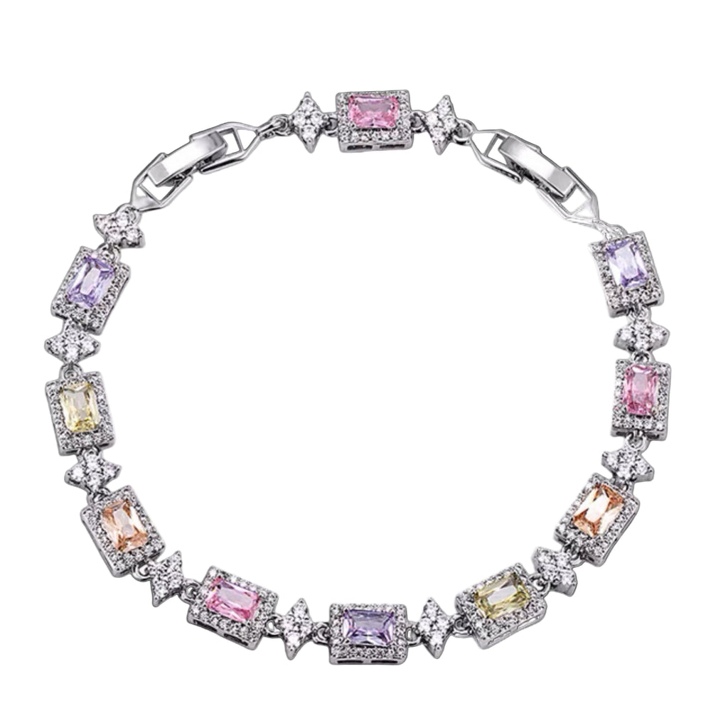 MULTICOLOR SPIKED DIAMOND BRACELET