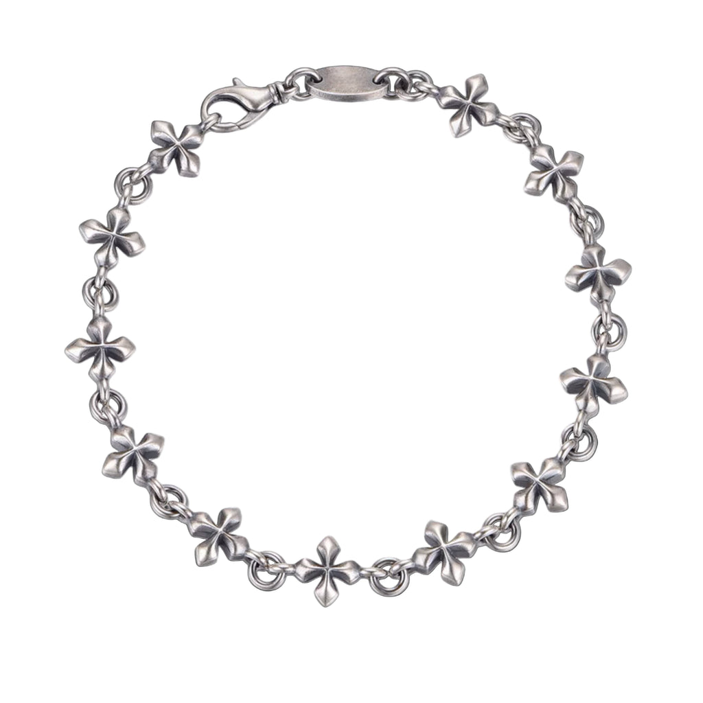 SPIKED CROSS BRACELET