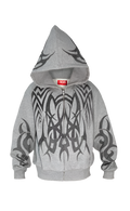 GREY CYBER HOODIE
