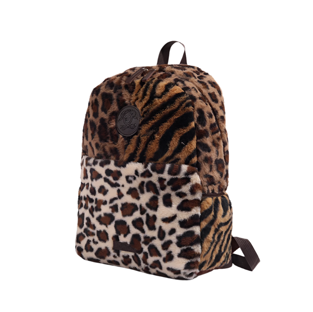LEOPARD PRINT BACKPACK