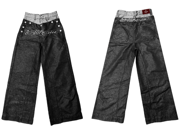 DOUBLE WASTED DENIM