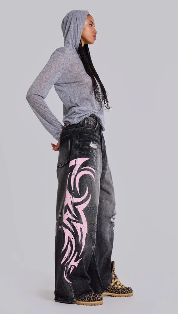 PINK CYBER DENIM