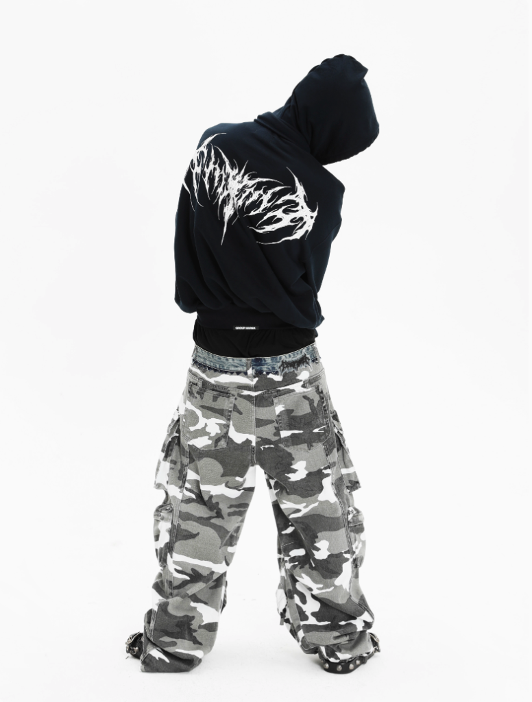 GREY CAMO PANTS