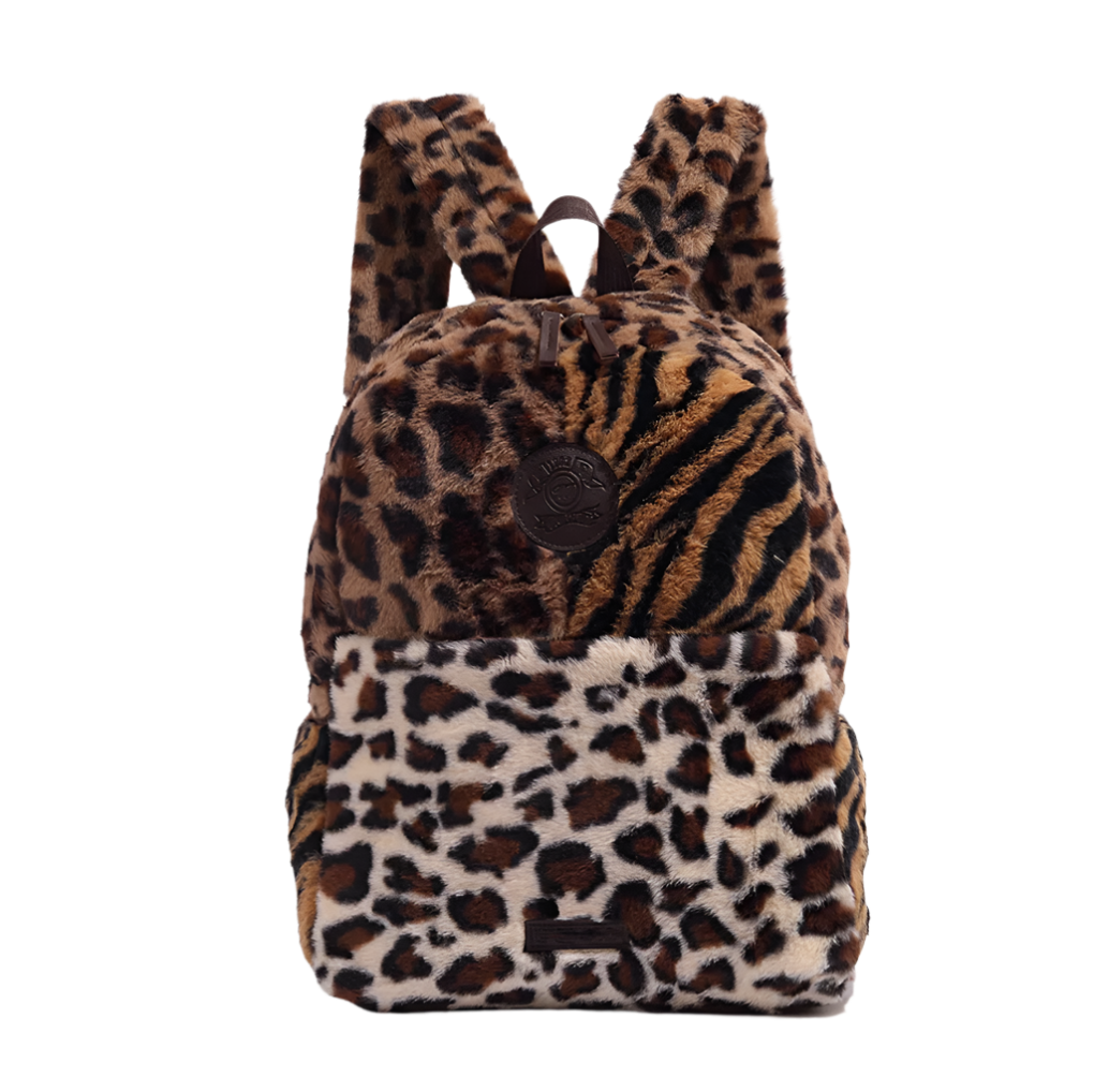 LEOPARD PRINT BACKPACK