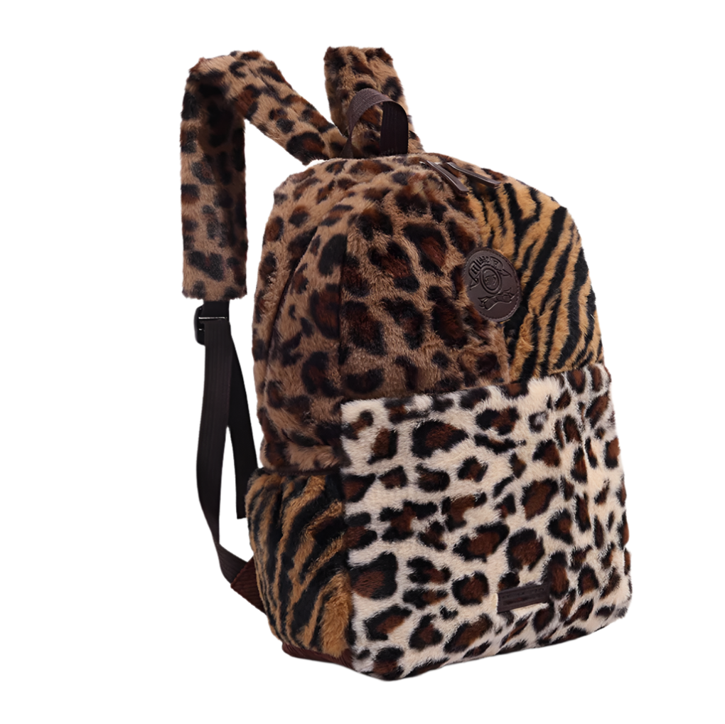 LEOPARD PRINT BACKPACK
