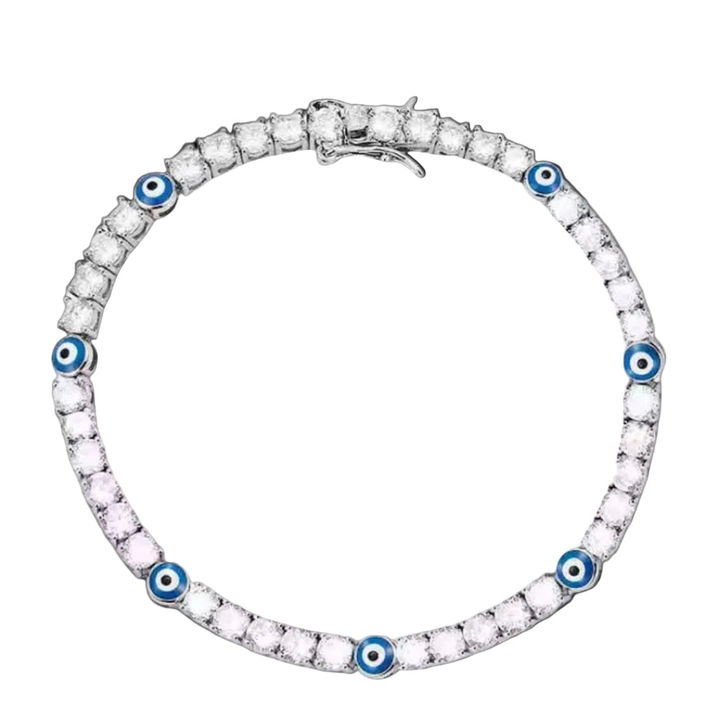 EVIL EYE GUARDIAN TENNIS BRACELET