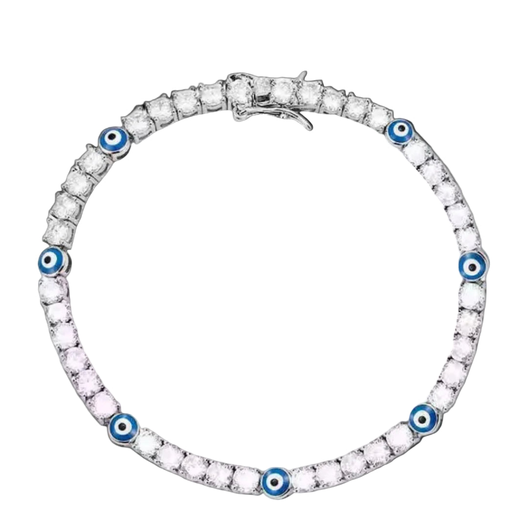 EVIL EYE GUARDIAN TENNIS BRACELET