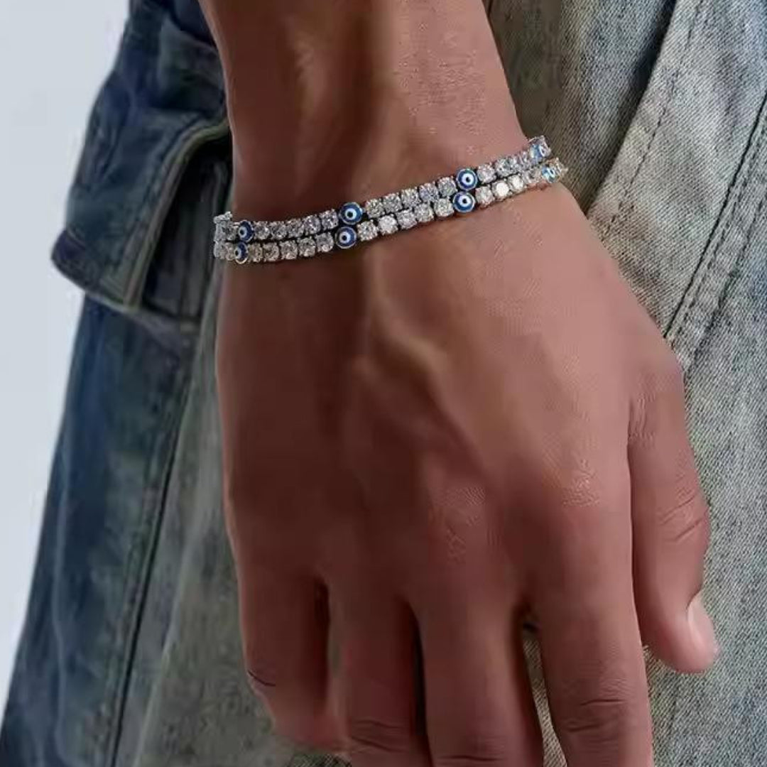 EVIL EYE GUARDIAN TENNIS BRACELET
