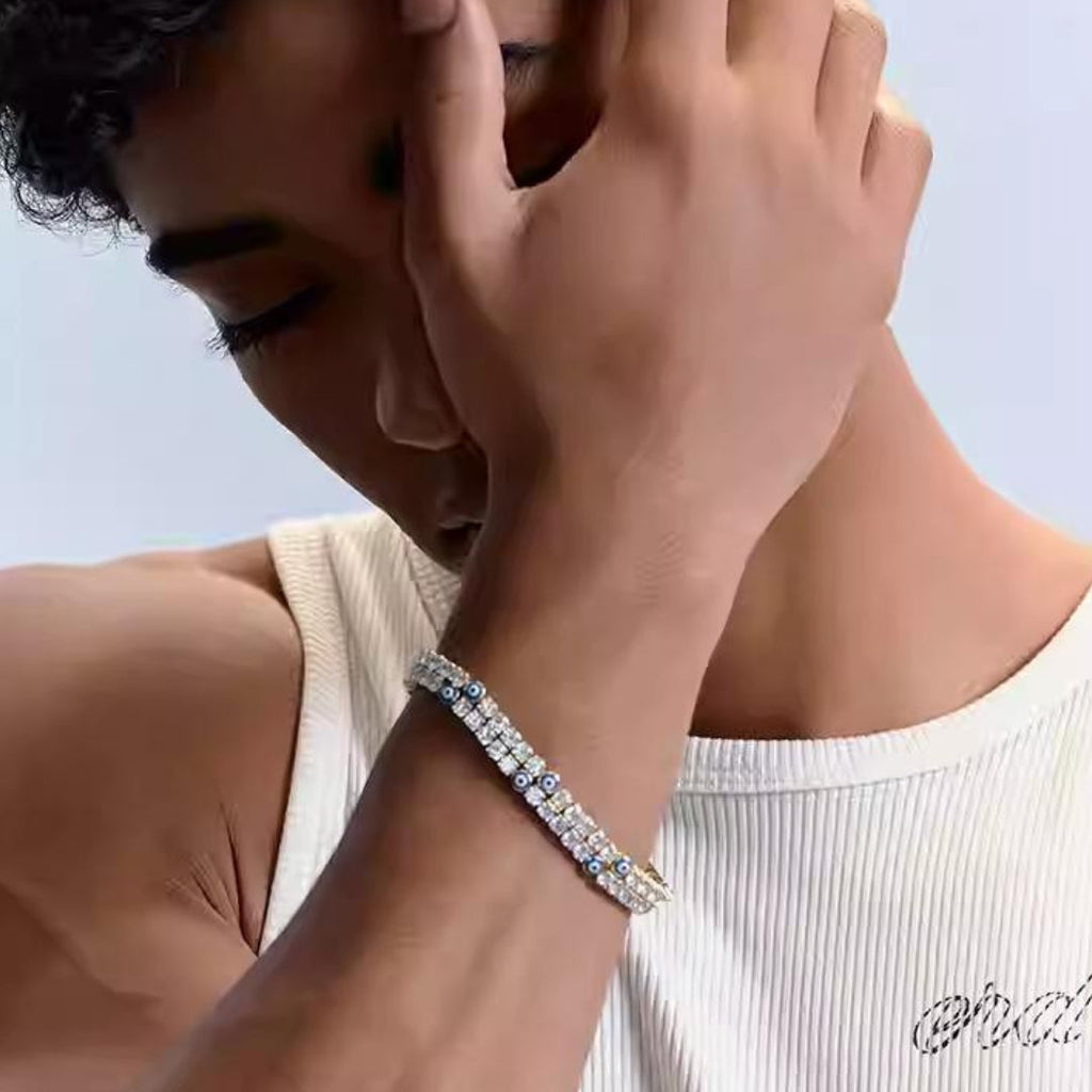 EVIL EYE GUARDIAN TENNIS BRACELET