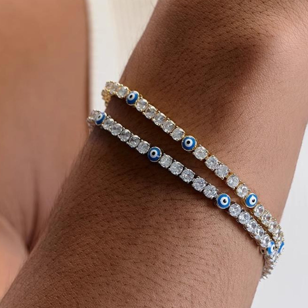 EVIL EYE GUARDIAN TENNIS BRACELET