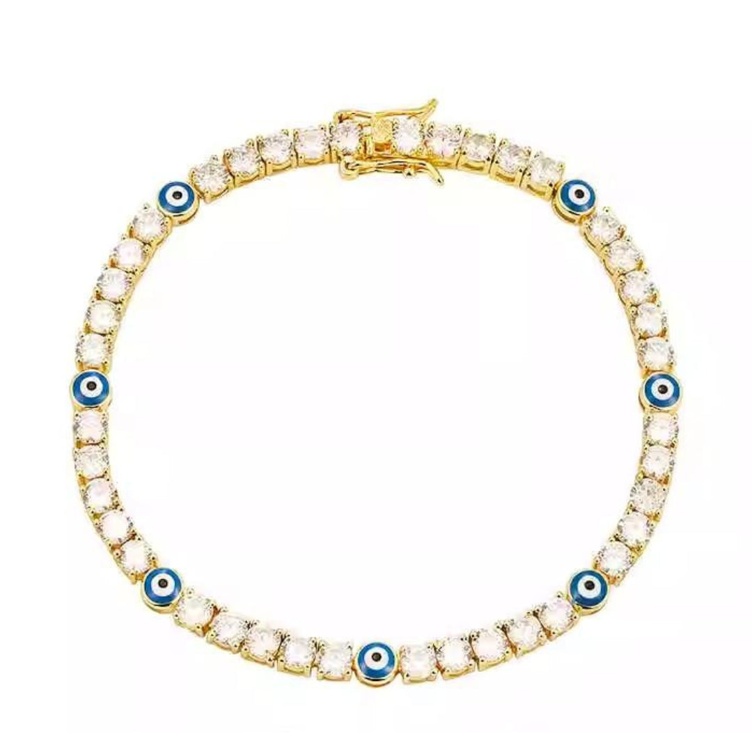 EVIL EYE GUARDIAN TENNIS BRACELET