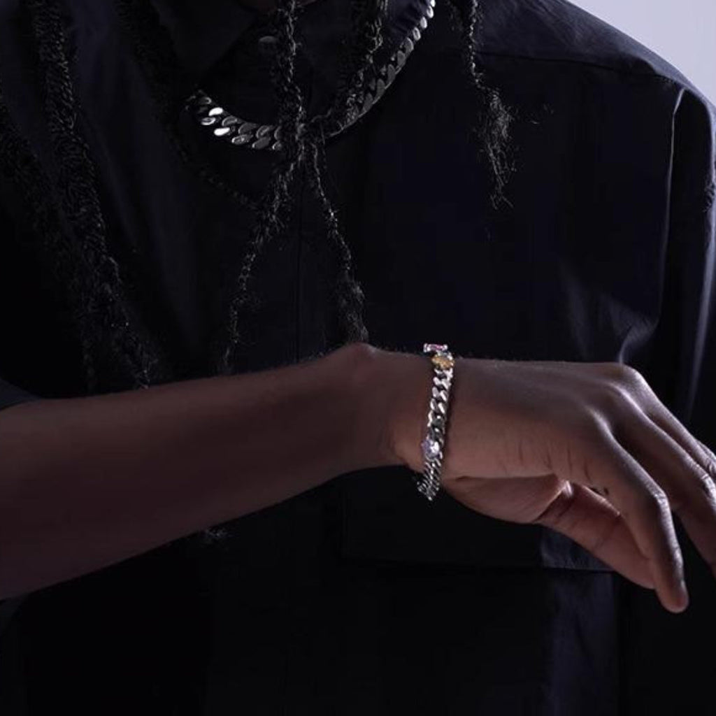 STUDIO GEM CUBAN LINK BRACELET