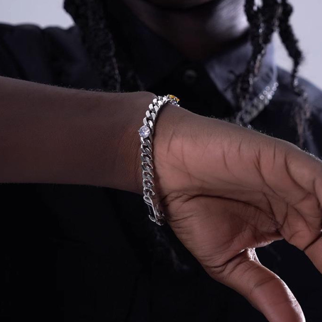 STUDIO GEM CUBAN LINK BRACELET