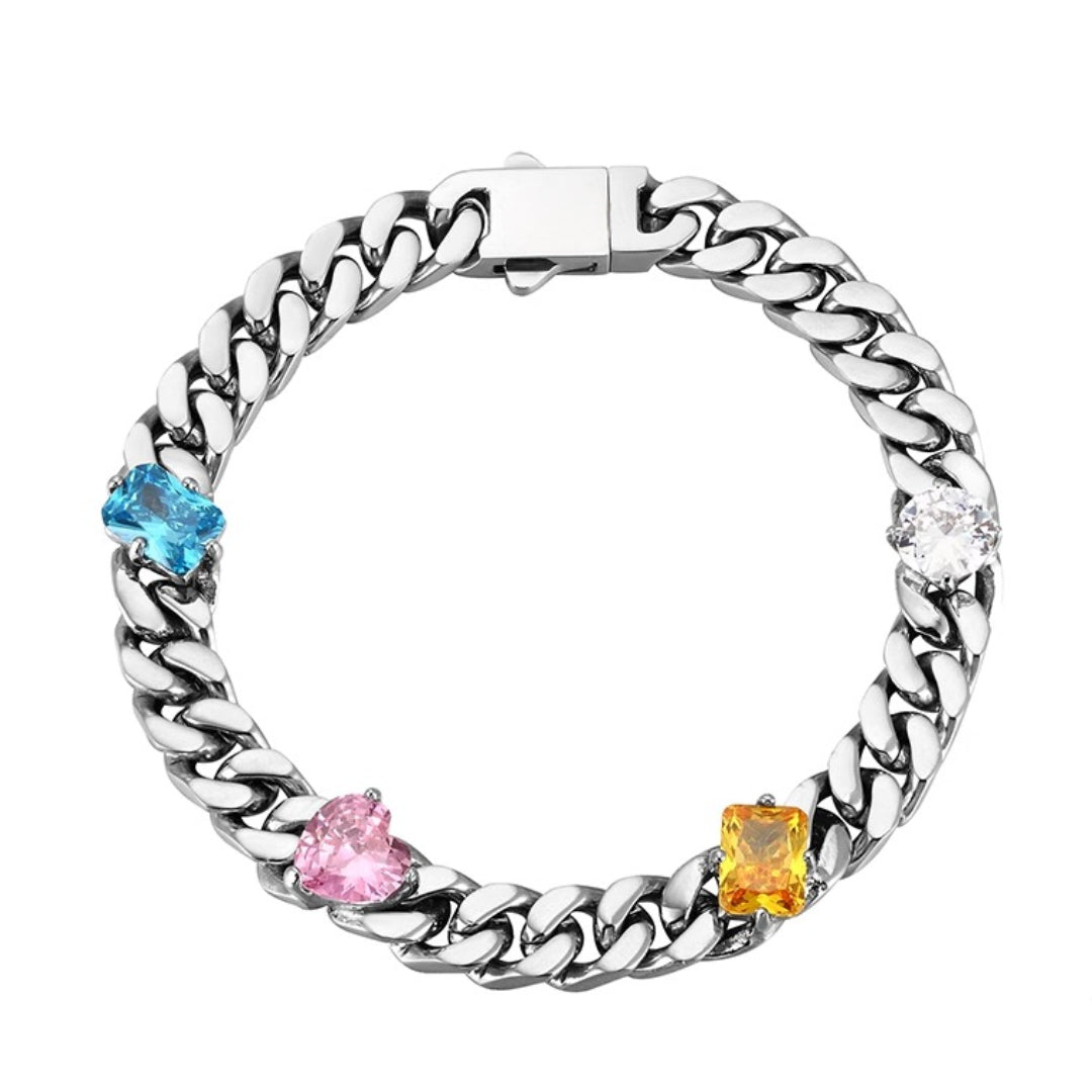 STUDIO GEM CUBAN LINK BRACELET