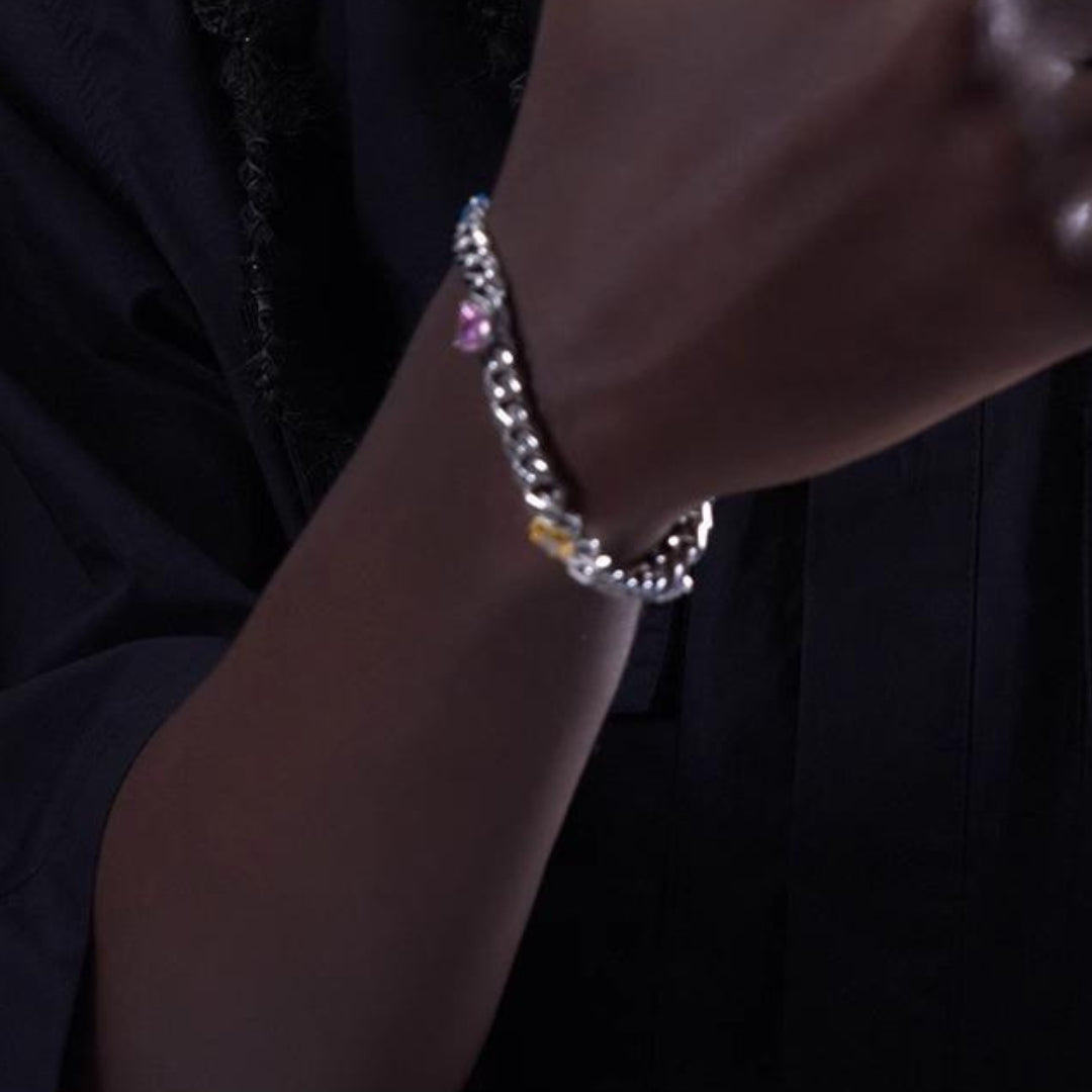 STUDIO GEM CUBAN LINK BRACELET