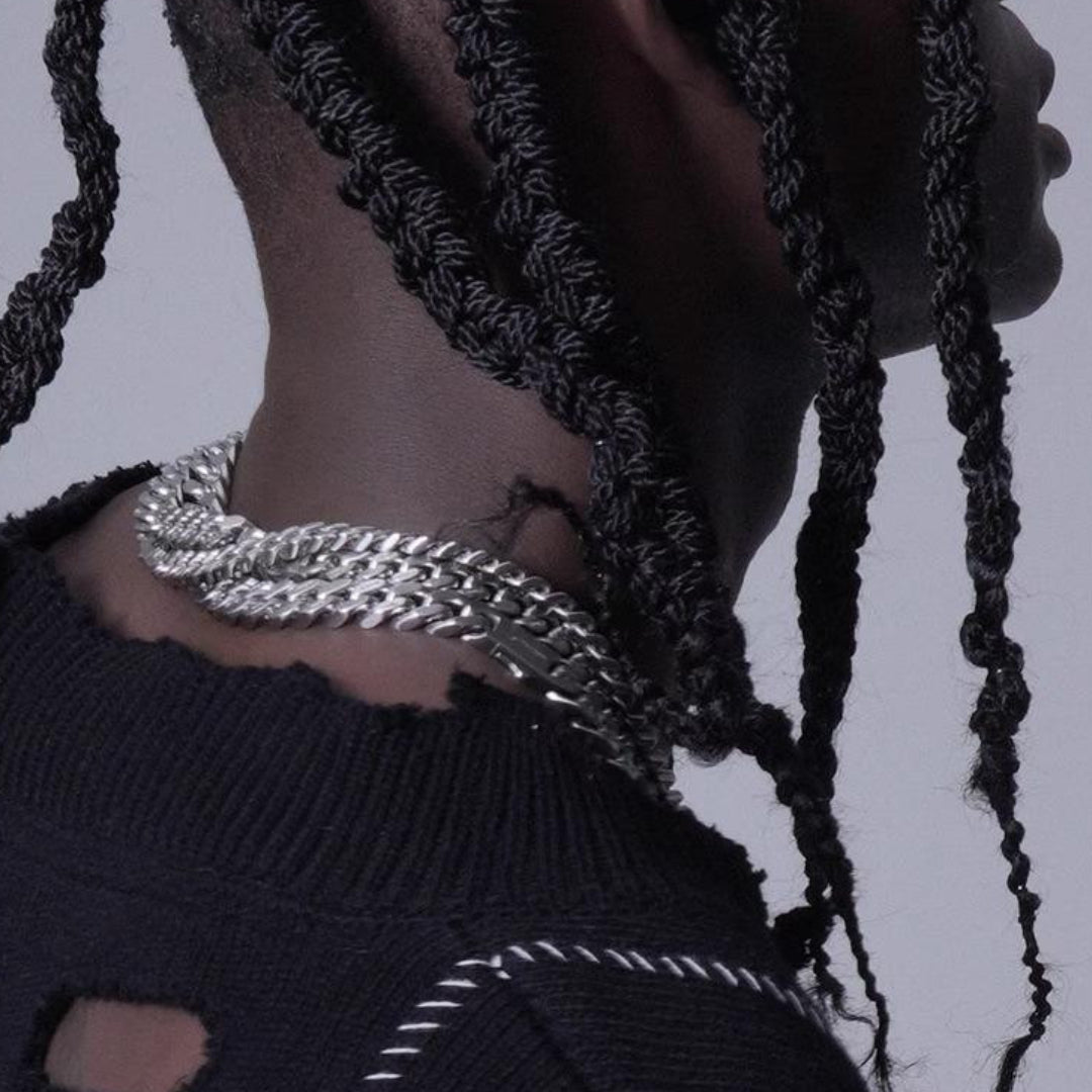 HOLY ENGRAVED CUBAN NECKLACE