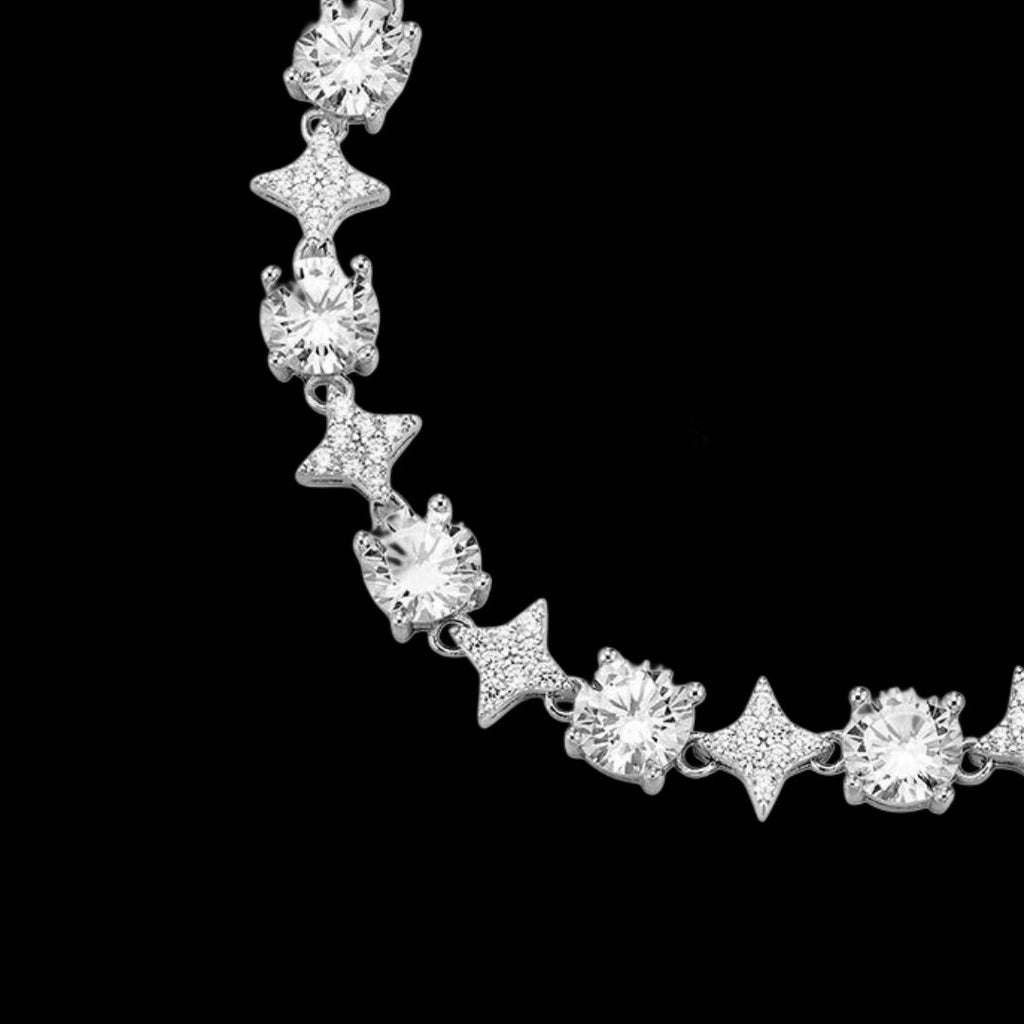 CROWN SPIKED  DIAMOND BRACELET
