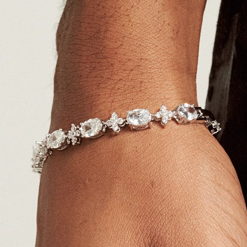 EXILE OVAL-CUT SPIKED BRACELET