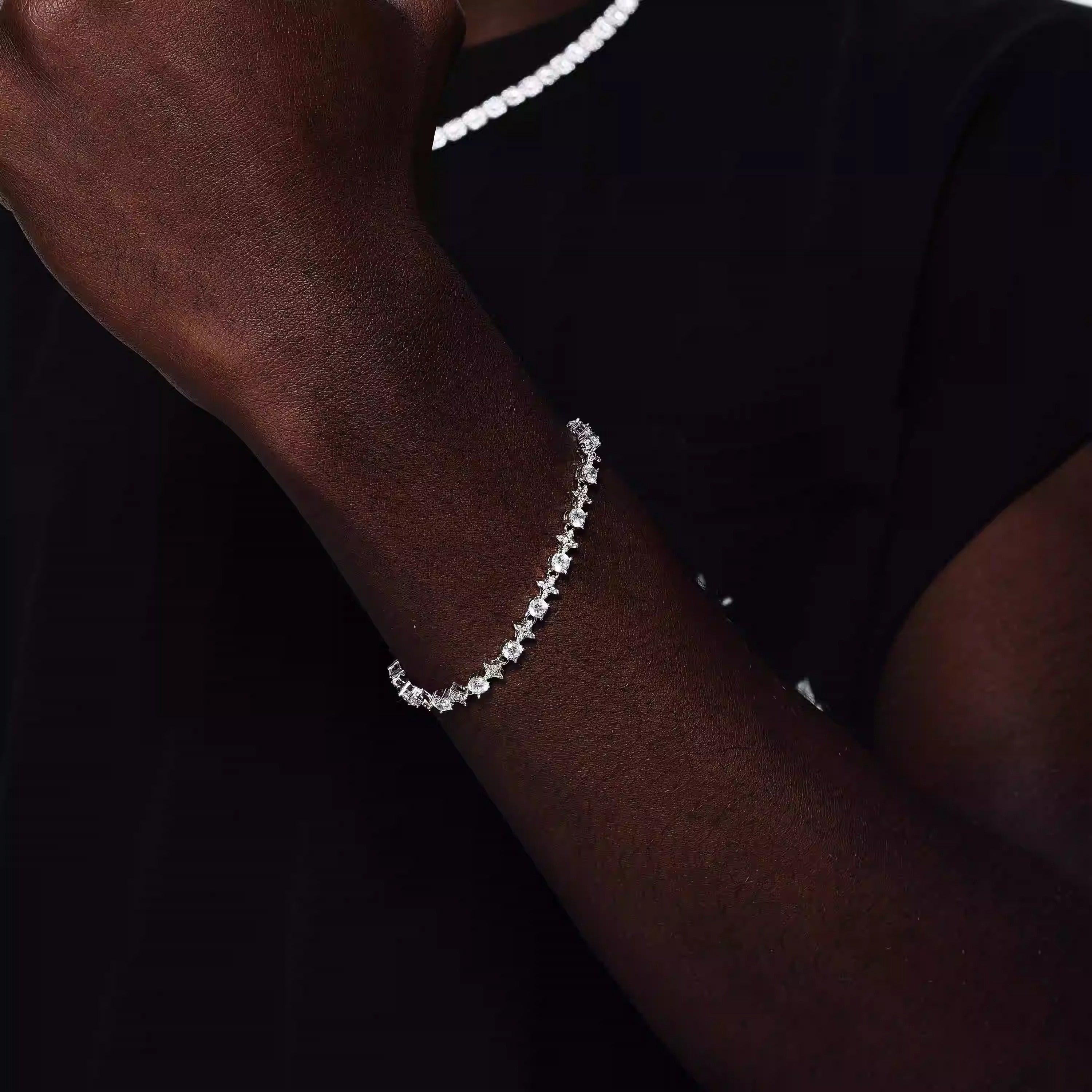 STARLIGHT SPIKED DIAMOND BRACELET